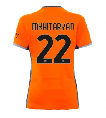 Lacne Ženy Futbalové dres Inter Milan Henrikh Mkhitaryan #22 2023-24 Krátky Rukáv - Tretina